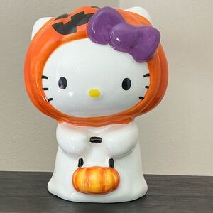 Halloween Hello Kitty holding Pumpkin Purse by Blue Sky ClayWorks / Sanrio